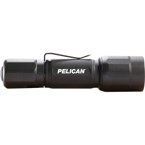 Pelican 2350 Tactical Flashlight - AA - Anodized Aluminum, Ethylene Propylene Diene Monomer (EPDM) Rubber, High Carbon Ste