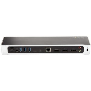 StarTech.com 4K USB C Dock - Triple UHD 4K Monitor Docking Station - Mac & Windows - USB C to HDMI & DisplayPort - 60W PD 