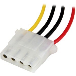 12in Molex LP4 Power Extension Cable M/F - 4 pin Molex Power Connector - 4 pin Power Extension Cable - LP4 Power Cable (LP