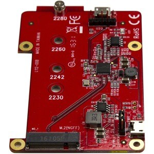 Raspberry Pi Board - USB 2.0 480Mbps - USB to M.2 SATA Converter - USB to SATA Raspberry Pi SSD (PIB2M21)