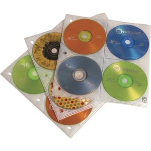 Case Logic 208 Capacity Nylon CD / DVD Binder - Binder - Nylon - Black - 208 CD/DVD