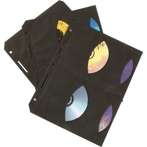 Case Logic DVD ALBUM- 200 DVDS - Faux Leather - Black - 200 CD/DVD