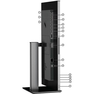 HP Business Z27n G2 68.6 cm (27") WQHD WLED LCD Monitor - 16:10 - Black Pearl - 2560 x 1440 - 16.7 Million Colours - 300 c