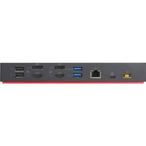 Lenovo ThinkPad USB Type C Docking Station for Notebook/Tablet/Monitor - 6 x USB Ports - 2 x USB 2.0 - USB Type-C - Networ
