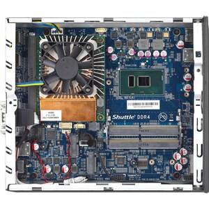 Shuttle XPC slim DH02U Barebone System - Slim PC - Intel Celeron 3865U - 32 GB DDR4 SDRAM Maximum RAM Support - 2 Total Me