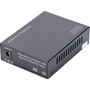 DIGITUS Professional DN-82140 Transceiver/Media Converter - 1 Port(s)Network (RJ-45) - 1 x PoE (RJ-45) Ports - Optical Fib