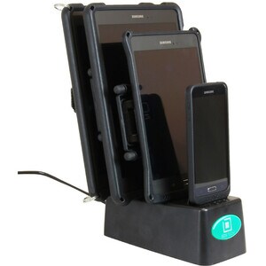 RAM Mounts GDS 4-Port Desktop Charger for IntelliSkin Products - Docking - Tablet, Mobile Phone, Mobile Device - Charging 