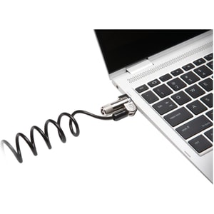 Kensington NanoSaver Cable Lock For Notebook - 2.29 m Cable - Portable - Carbon Steel, Plastic - For Notebook