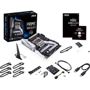 Asus Prime X299-DELUXE II Desktop Motherboard - Intel Chipset - Socket R4 LGA-2066 - Intel Optane Memory Ready - ATX - 128