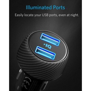 Anker PowerDrive 2 Elite Special Car Charger A2220 - Anker POWERDRIVE ELITE 2 ULTRA-COMPACT 24W DUAL PORT CAR CHARGER WITH