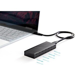 StarTech.com USB-C (10Gbps) to M.2 NVMe SSD Enclosure - Portable M.2 PCIe Aluminum Case - 1GB/s Read & Write - Mac & PC - 