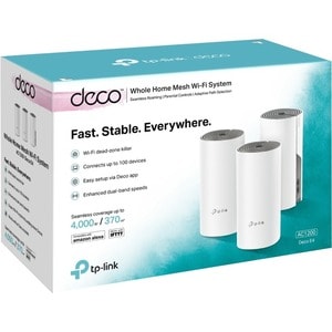 TP-Link Deco DECO E4 IEEE 802.11ac 1.17 Gbit/s Wireless Access Point - 2.40 GHz, 5 GHz - MIMO Technology - 2 x Network (RJ