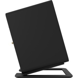 Kanto S6 Tilted Desktop Speaker Stands for Large Speakers - Black (Pair) - 40 lb Load Capacity - 2.4" Height x 7" Width x 