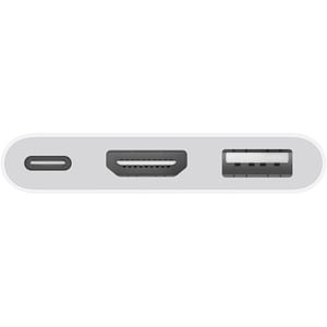 Apple USB-C Digital AV Multiport Adapter - 1 x Type C USB Male - 1 x Type C USB Female, 1 x HDMI Digital Audio/Video Femal