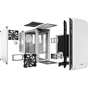 be quiet! Computer Case - ATX, Micro ATX, Mini ITX Motherboard Supported - Midi Tower - Acrylonitrile Butadiene Styrene (A