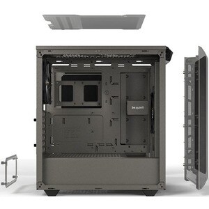 be quiet! Computer Case - ATX, Micro ATX, Mini ITX Motherboard Supported - Midi Tower - Acrylonitrile Butadiene Styrene (A