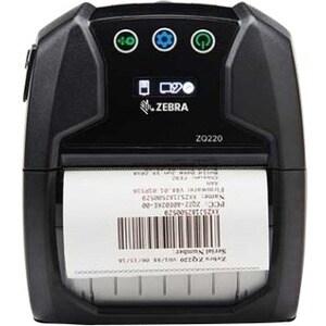 Zebra ZQ220 Mobile Direct Thermal Printer - Monochrome - Handheld - Label/Receipt Print - USB - Bluetooth - Near Field Com