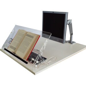 R-Go Go Flex Copy Holder - 150 mm Height x 305 mm Width - Transparent - Acrylic