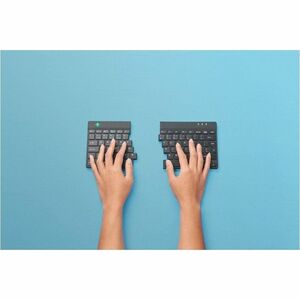 R-Go Keyboard - Cable Connectivity - USB Interface - English (US) - QWERTY Layout - Black - Windows, Linux