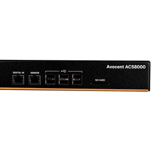 AVOCENT ACS ACS8016SAC-404 Device Server - 1 GB - DDR3 SDRAM - Twisted Pair, Optical Fiber - 2 x Network (RJ-45) - 8 x USB