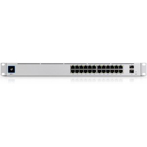 Ubiquiti USW-Pro-24-POE Layer 3 Switch - 24 Ports - Manageable - 3 Layer Supported - Modular - Optical Fiber, Twisted Pair