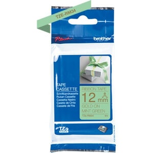 Brother P-touch Thermal Transfer Printable Ribbon - Mint Green - 12 mm x 4 m - Satin - 1 Roll