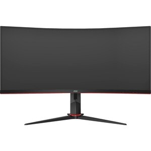 AOC CU34G2X 86.4 cm (34") UW-QHD Curved Screen WLED Gaming LCD Monitor - 21:9 - Black Red - 863.60 mm Class - Vertical Ali