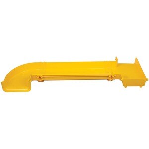 Tripp Lite Toolless Horizontal 4-Way Junction for Fiber Routing System, 120 mm (5 in) - Horizontal 4-Way Junction - Yellow
