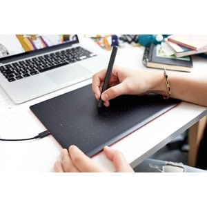 Wacom One by Graphics Tablet - Graphics Tablet - 216 mm x 135 mm - 2540 lpi Cable - 2048 Pressure Level - Pen - Mac, PC