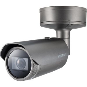 Hanwha Techwin PNO-A9081R 8 Megapixel Outdoor 4K Network Camera - Color - Bullet - 98.43 ft Infrared Night Vision - H.264,
