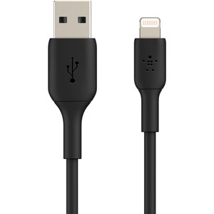 Belkin Lightning/USB Data Transfer Cable - 1 m Lightning/USB Data Transfer Cable - First End: Lightning - Male - Second En
