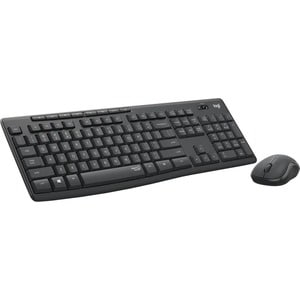 Logitech MK295 Keyboard & Mouse - USB Wireless RF - English (US) - Keyboard/Keypad Color: Graphite - USB Wireless RF Mouse