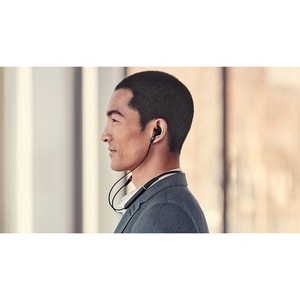 Jabra EVOLVE 65e MS Wireless Behind-the-neck, Earbud Stereo Earset - Binaural - In-ear - 3000 cm - Bluetooth - 20 Hz to 20
