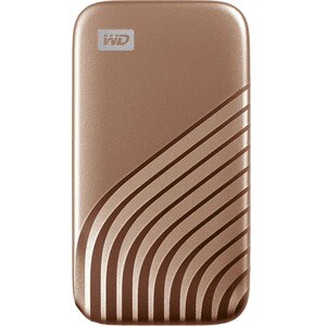 SanDisk My Passport WDBAGF5000AGD-WESN 500 GB Portable Solid State Drive - External - Gold - Desktop PC Device Supported -