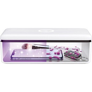 V7 VSBXWHT Portable Sanitizer Box - ABS, Polycarbonate