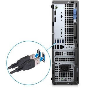 Dell OptiPlex 5000 5080 Desktop Computer - Intel Core i5 10th Gen i5-10500 Hexa-core (6 Core) 3.10 GHz - 8 GB RAM DDR4 SDR