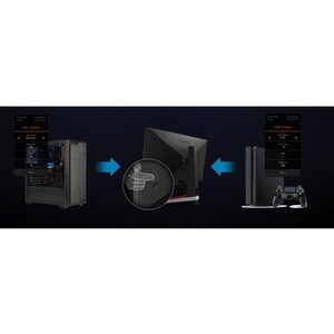 Monitor de juego LCD BenQ MOBIUZ EX2710 68,6 cm (27") Full HD LED - 16:9 - Gris Oscuro, Negro - 685,80 mm Class - Tecnolog