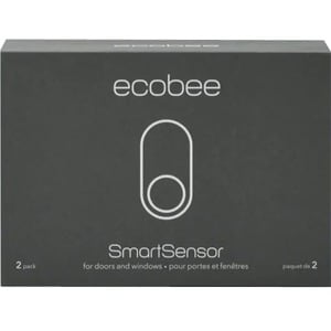 ecobee SmartSensor for doors and windows 2-pack - for Window, Door, Safe, Drawer, Cabinet, Entryway, School, Home, Securit