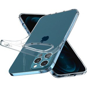 Spigen Liquid Crystal Case for Apple iPhone 12, iPhone 12 Pro Smartphone - Crystal Clear - Drop Resistant, Shock Absorbing