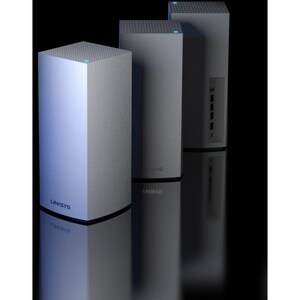 Linksys Velop MX12600 Wi-Fi 6 IEEE 802.11ax Ethernet Wireless Router - 2.40 GHz ISM Band - 5 GHz UNII Band - 9 x Antenna(9