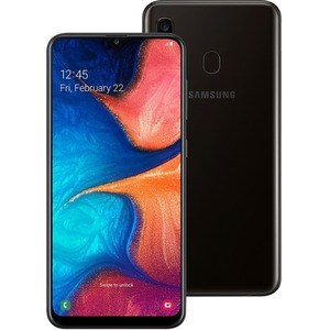 Samsung-IMSourcing Galaxy A20 SM-A205U 32 GB Smartphone - 6.4" Super AMOLED Full HD 1920 x 1080 - Cortex A73Dual-core (2 C
