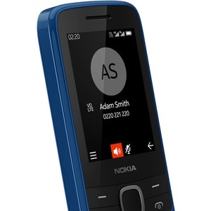 Nokia 225 4G 128 MB Feature Phone - 6.1 cm (2.4") Active Matrix TFT LCD QVGA 240 x 320 - 64 MB RAM - Series 30+ - 4G - Blu