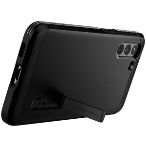 Spigen Tough Armor Case for Samsung Galaxy S21, Galaxy S21 5G Smartphone - Black - Impact Resistant, Drop Resistant - Ther