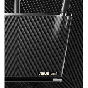 Asus RT-AX68U IEEE 802.11ax Ethernet Wireless Router - 2.40 GHz ISM Band - 5 GHz UNII Band - 3 x Antenna(3 x External) - 3