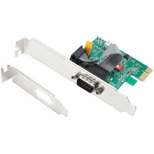SIIG DP Cyber RS-232 1S PCIe Card - 250Kbps - ASIX AX99100 Chipset - PCI Express Base Specification 2.0 Compliant