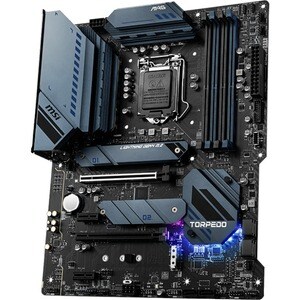 MSI MAG Z590 TORPEDO Desktop Motherboard - Intel Chipset - Socket LGA-1200 - Intel Optane Memory Ready - ATX - Pentium Gol