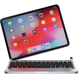 Brydge 11.0 Pro Keyboard - Wireless Connectivity - Bluetooth - 2.40 GHz - English - iPad Pro, iPad Air - Silver