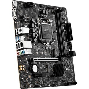 MSI H510M-A PRO Desktop Motherboard - Intel Chipset - Socket LGA-1200 - Micro ATX - Pentium Gold, Celeron, Core i5, Core i