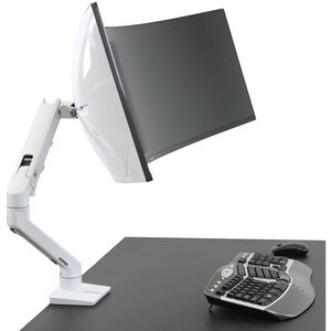 Ergotron Mounting Pivot for Monitor, Curved Screen Display, Mounting Arm - White - 1 Display(s) Supported124.5 cm (49") Sc