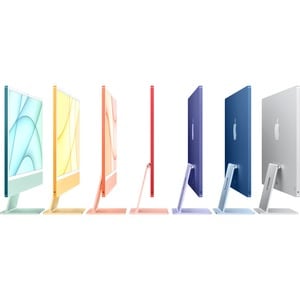 Apple iMac MGPJ3X/A All-in-One Computer - Apple M1 Octa-core (8 Core) - 8 GB RAM - 512 GB SSD - 61 cm (24") 4.5K 4480 x 25
